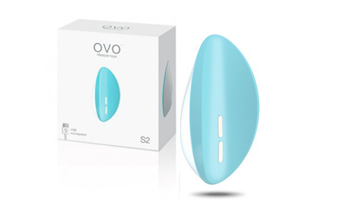 ESTIMULADOR RECARREGÁVEL S2 OVO AZUL